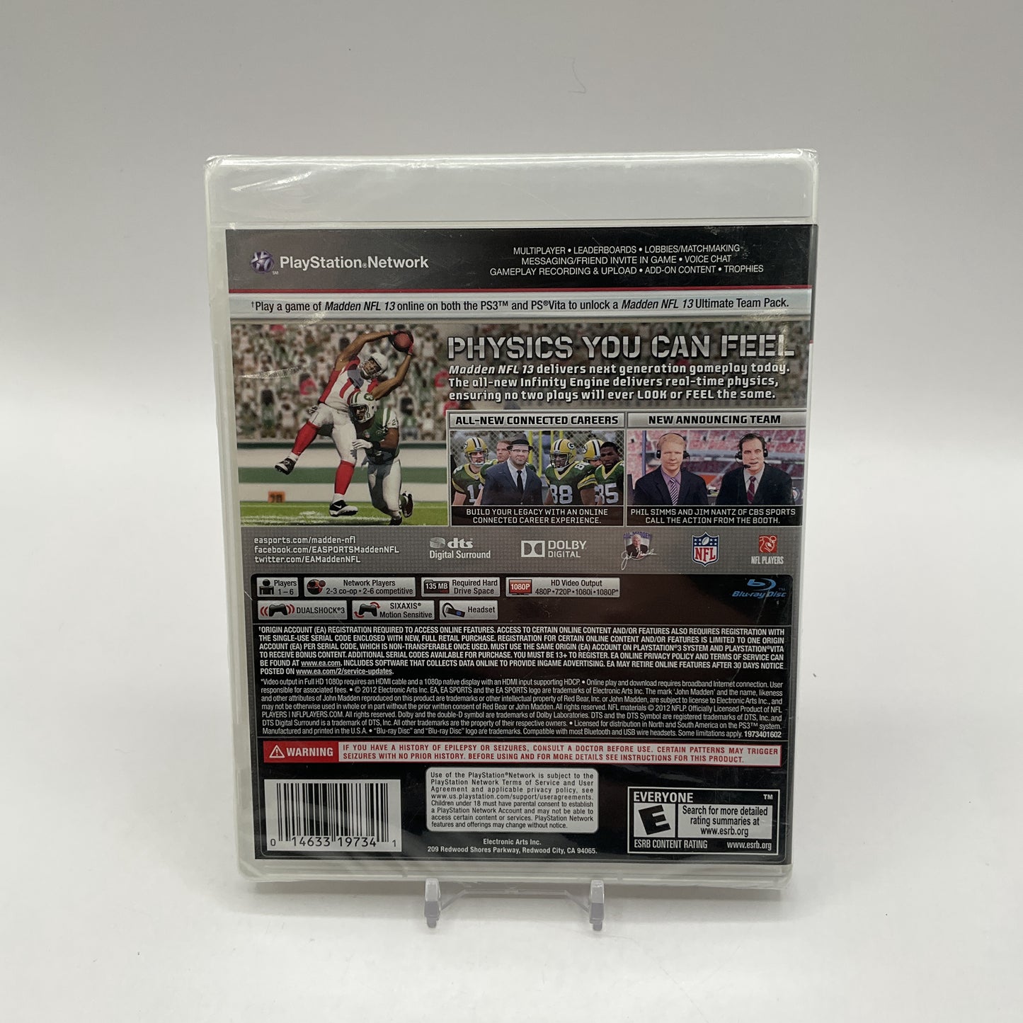 Madden NFL 13 Playstation 3 Sealed