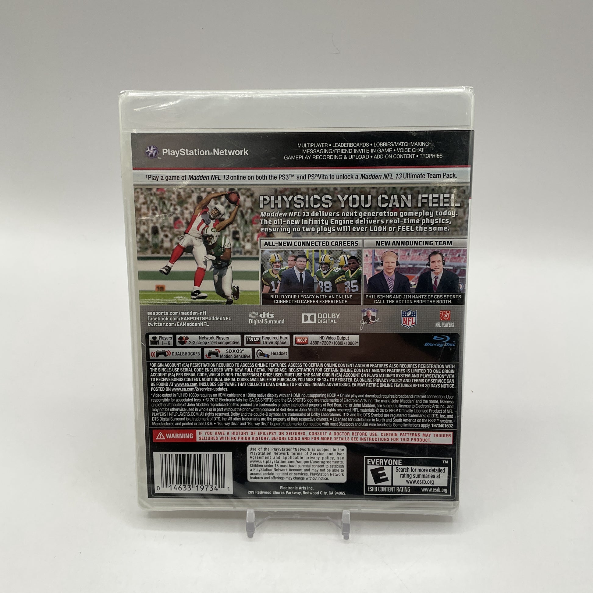 Madden NFL 13 Playstation 3 Sealed