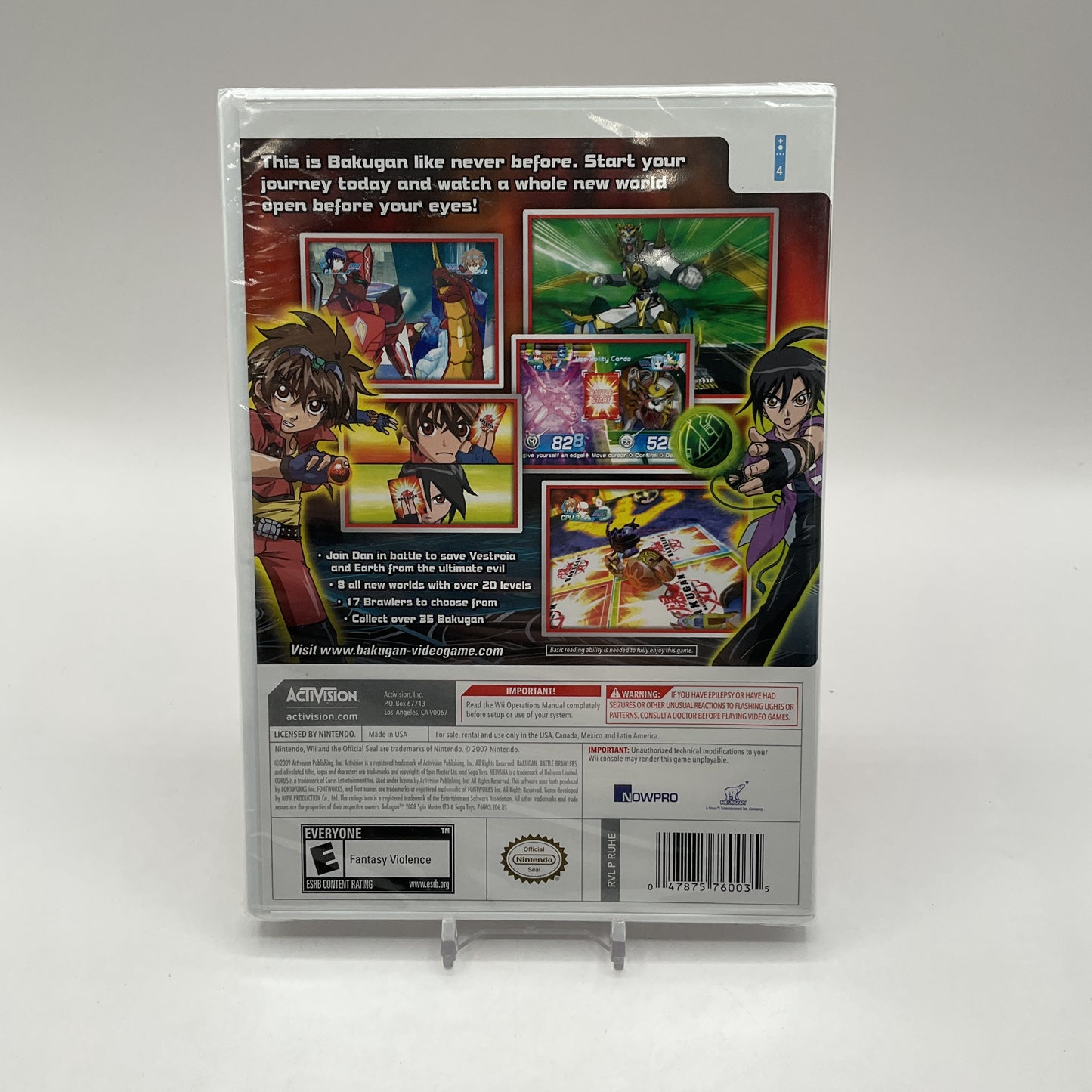 Bakugan Battle Brawlers Wii Sealed