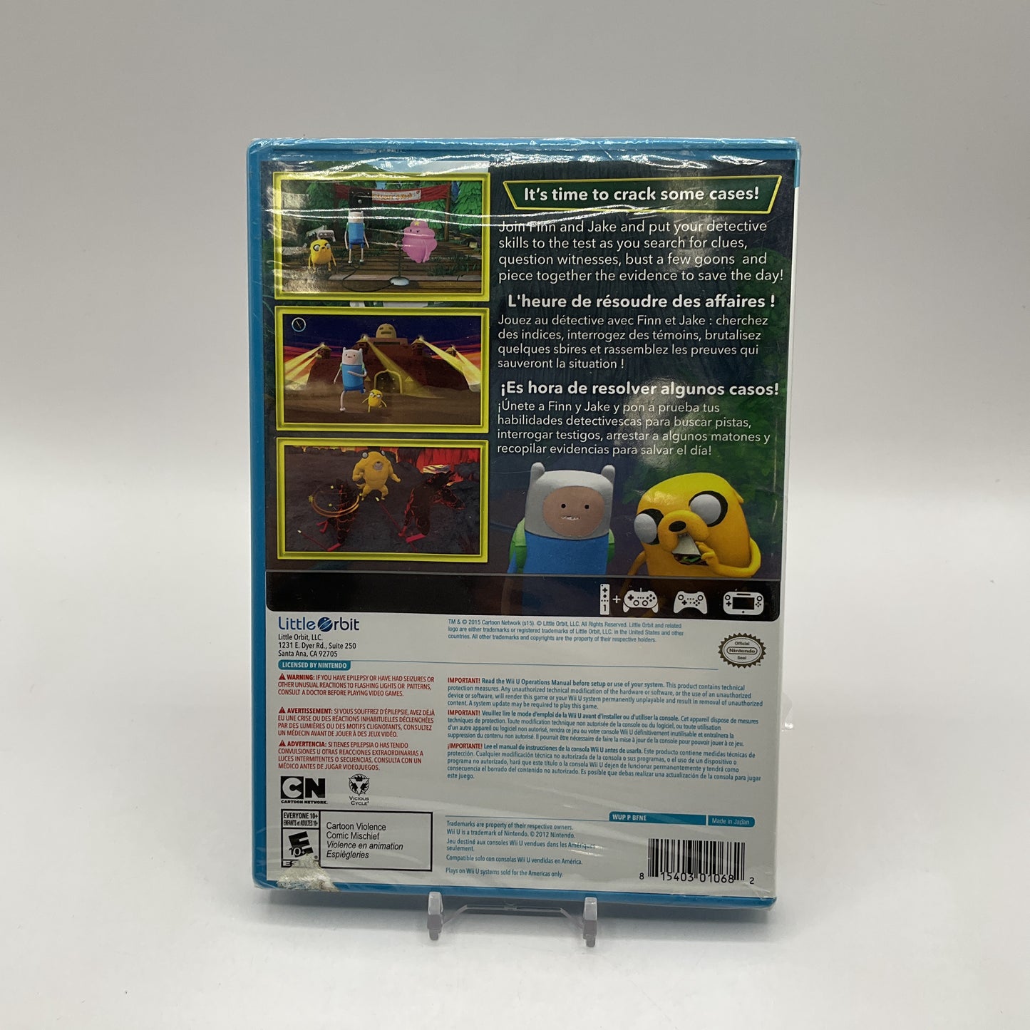 Adventure Time: Finn and Jake Investigations Wii U Sealed