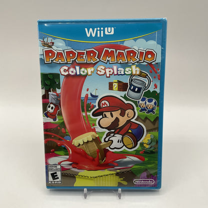 Paper Mario Color Splash Wii U Sealed