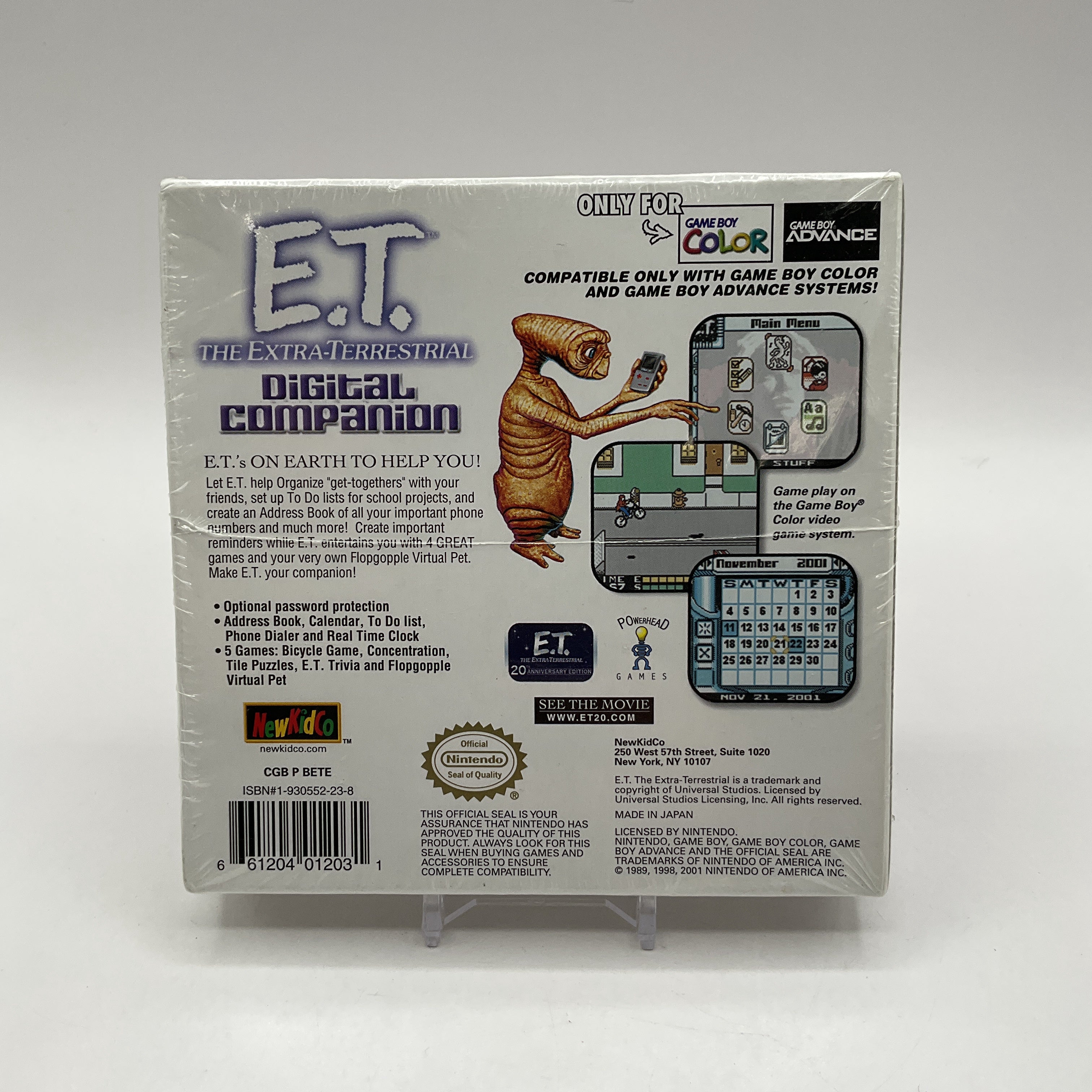 ET the Extra Terrestrial: Digital Companion GameBoy Color Sealed、Collector Store LLC - VG、kayou