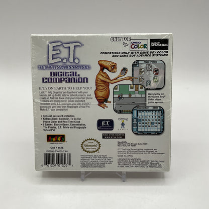 ET the Extra Terrestrial: Digital Companion GameBoy Color Sealed
