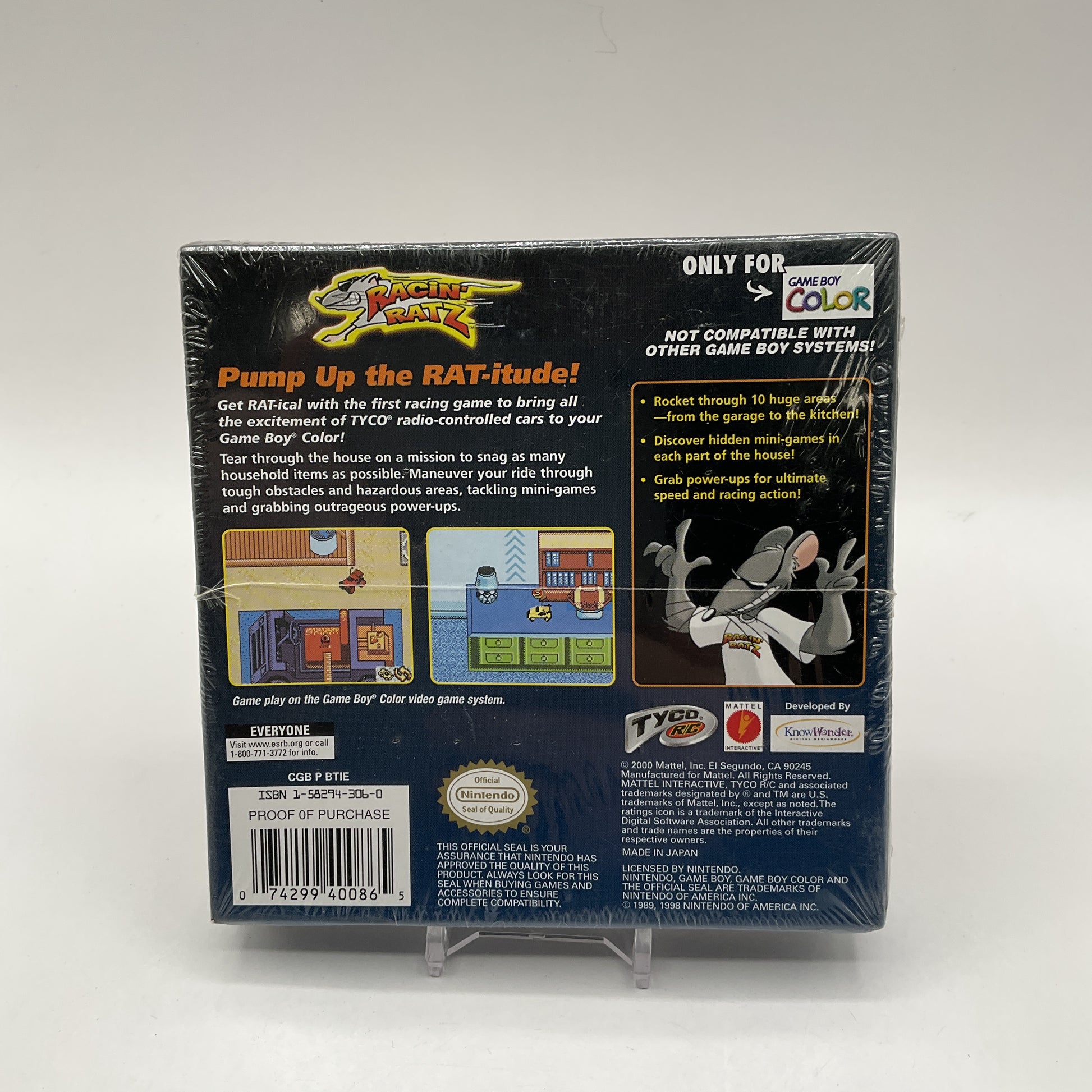 Racin Ratz GameBoy Color Sealed