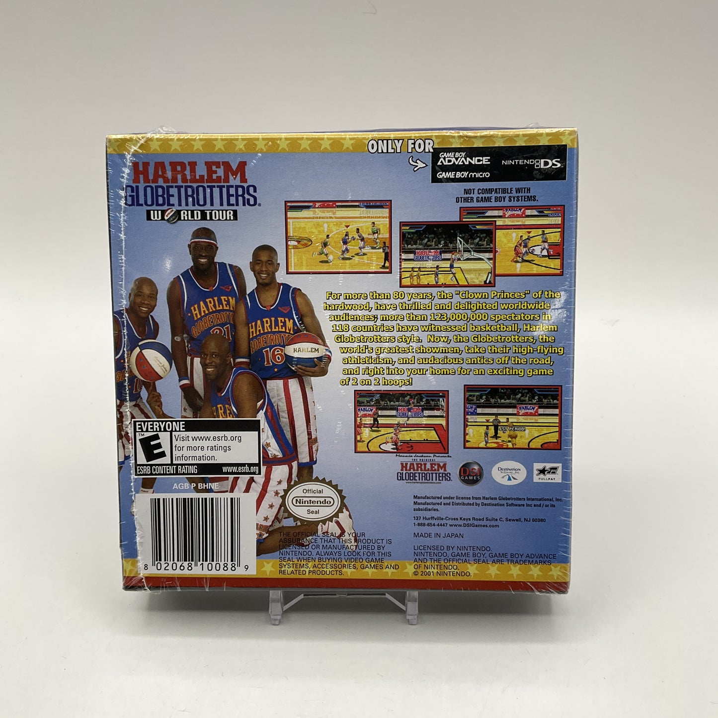 Harlem Globetrotters World Tour GameBoy Advance Sealed