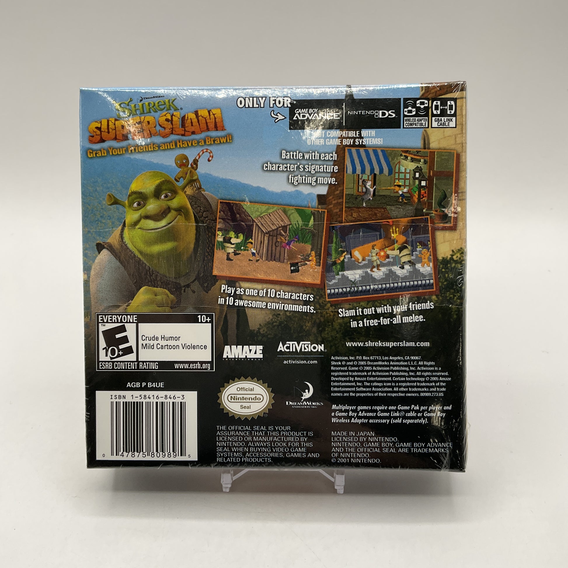 Shrek Superslam GameBoy Advance Sealed #1