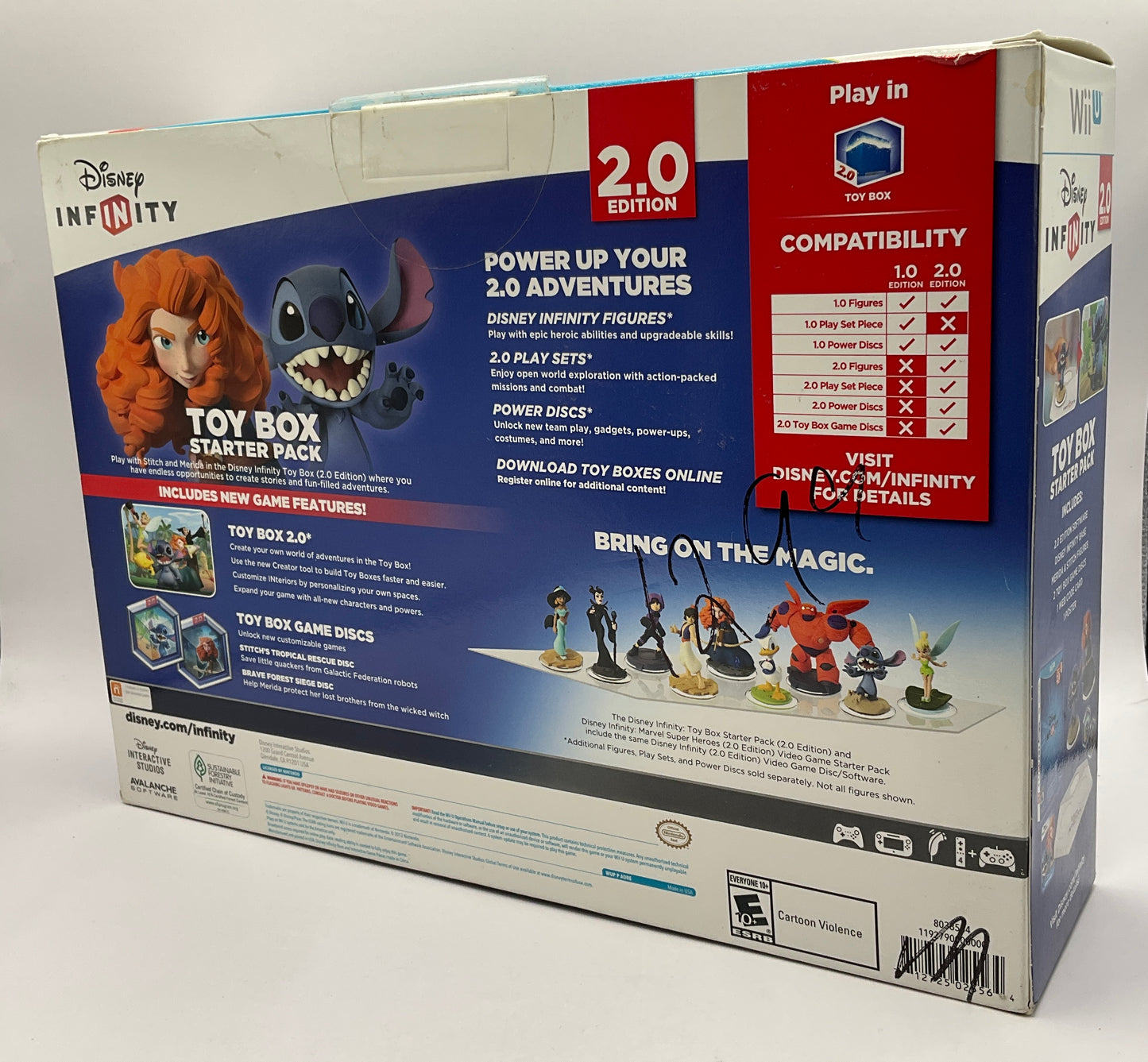 Disney Infinity: Toy Box Starter Pack 2.0 Wii U Sealed