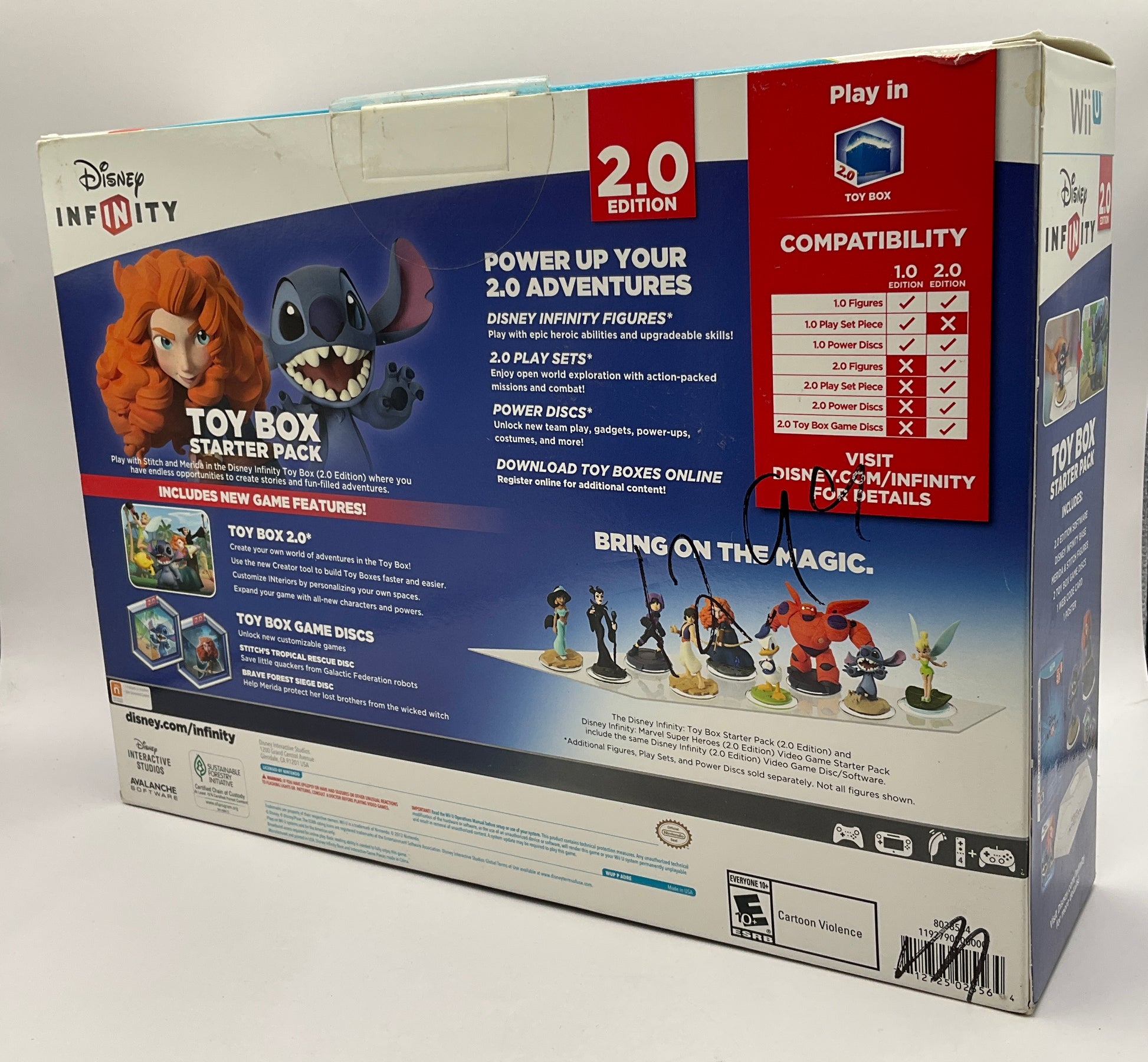 Disney Infinity: Toy Box Starter Pack 2.0 Wii U Sealed