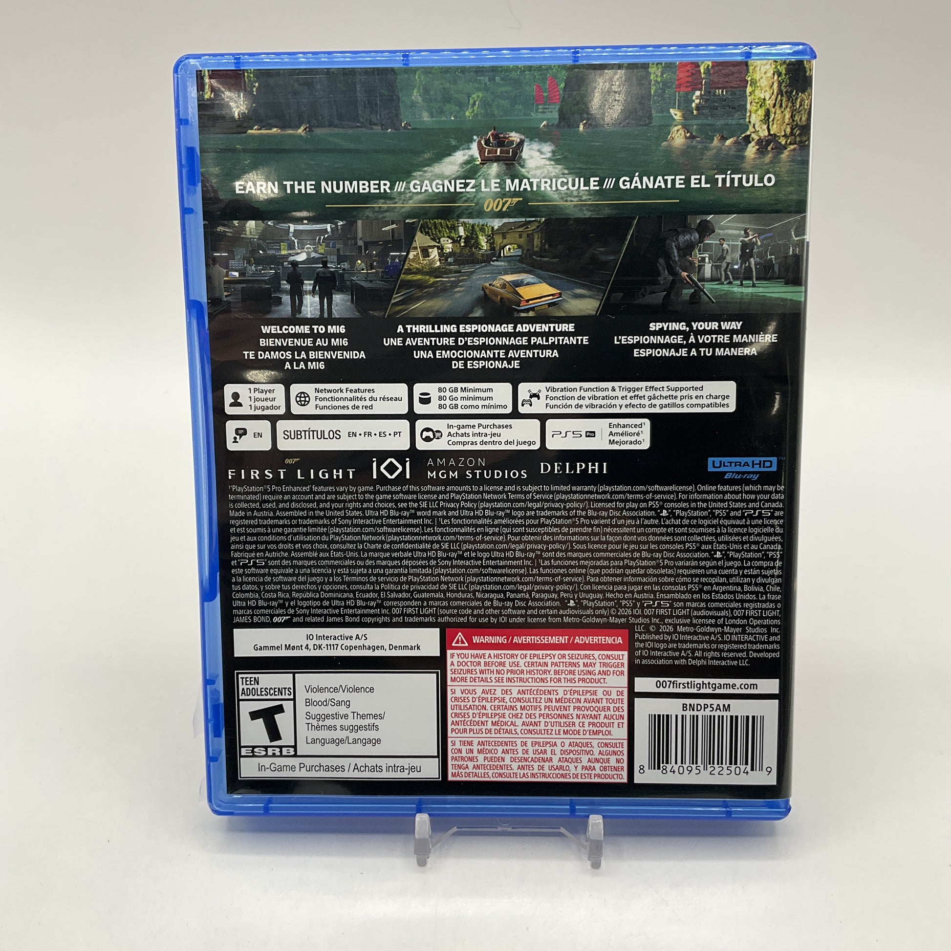 007 First Light Playstation 5 Used