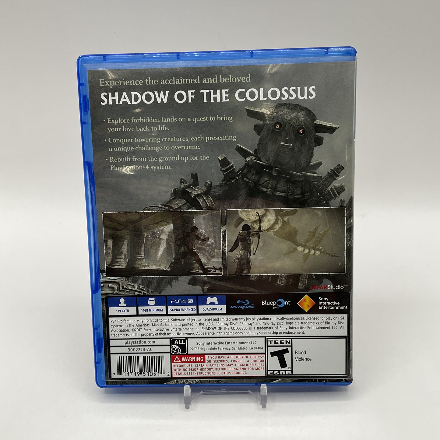 Shadow of the Colossus Playstation 4 Used