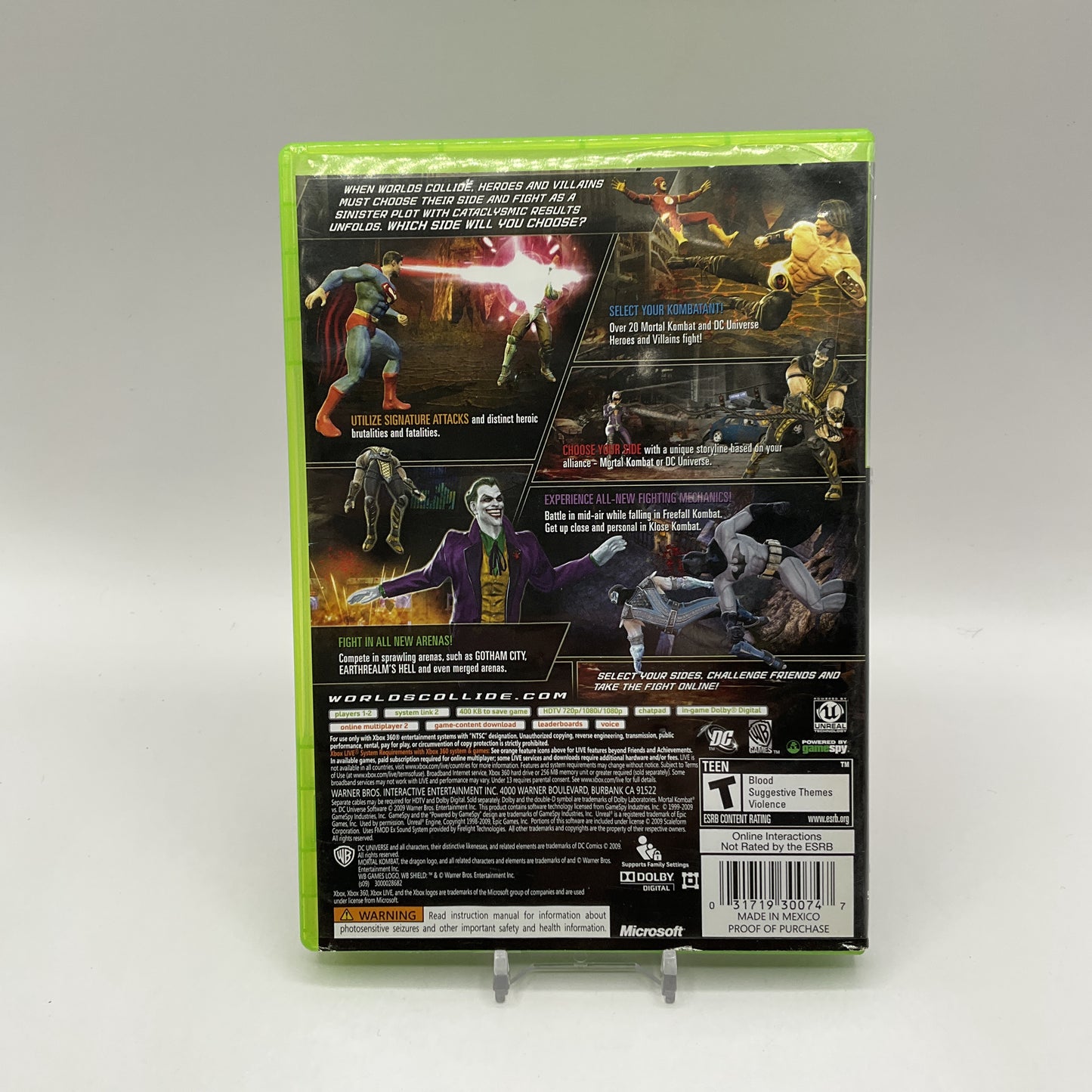 Mortal Kombat Vs. DC Universe [Platinum Hits] Xbox 360 Used