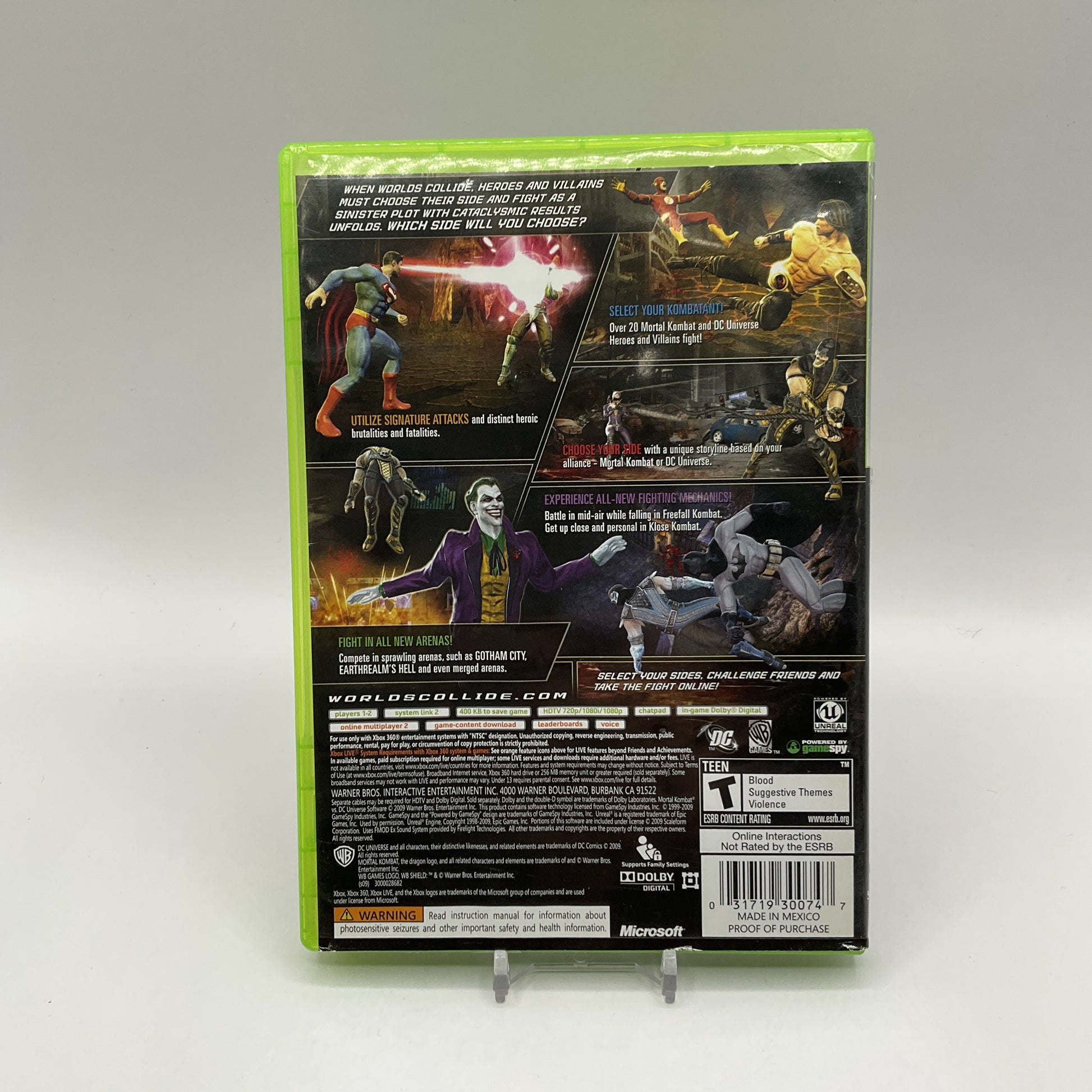 Mortal Kombat Vs. DC Universe [Platinum Hits] Xbox 360 Used