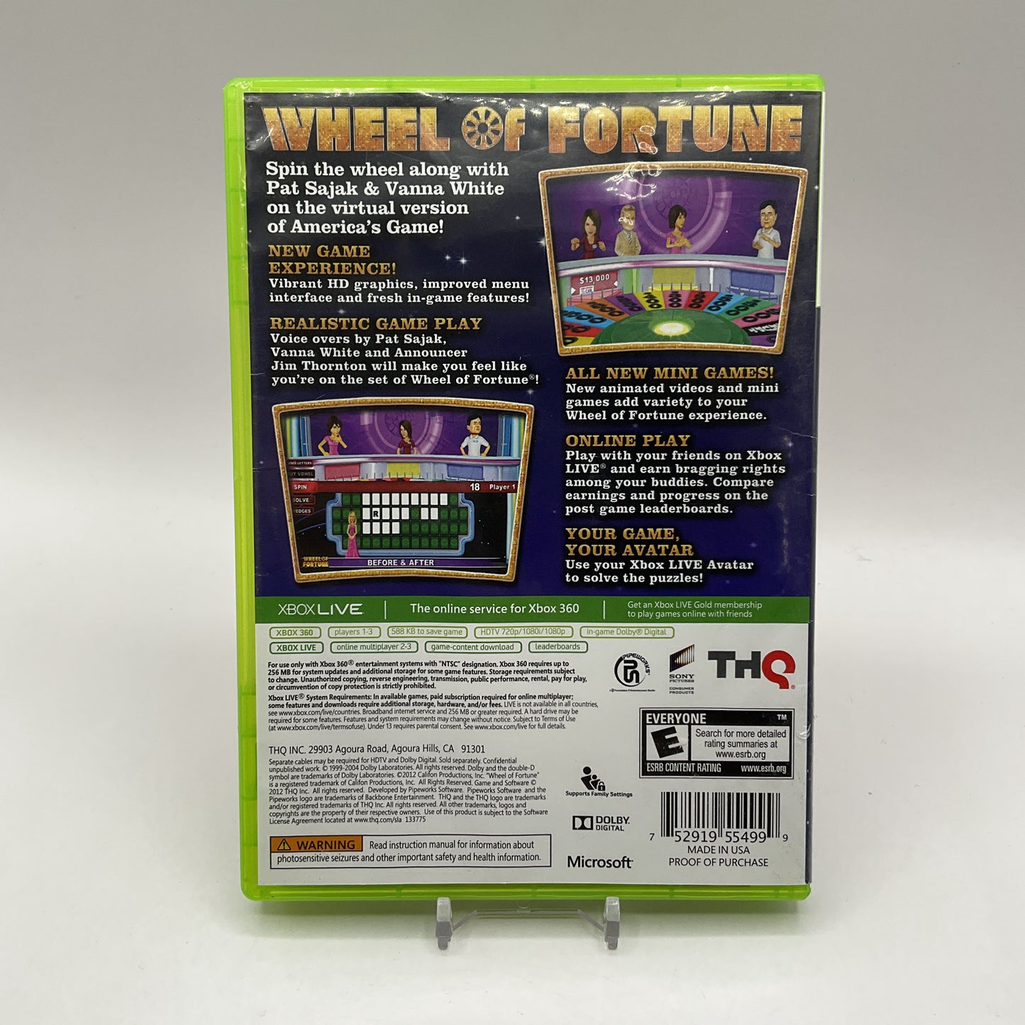 Wheel Of Fortune Xbox 360 Used