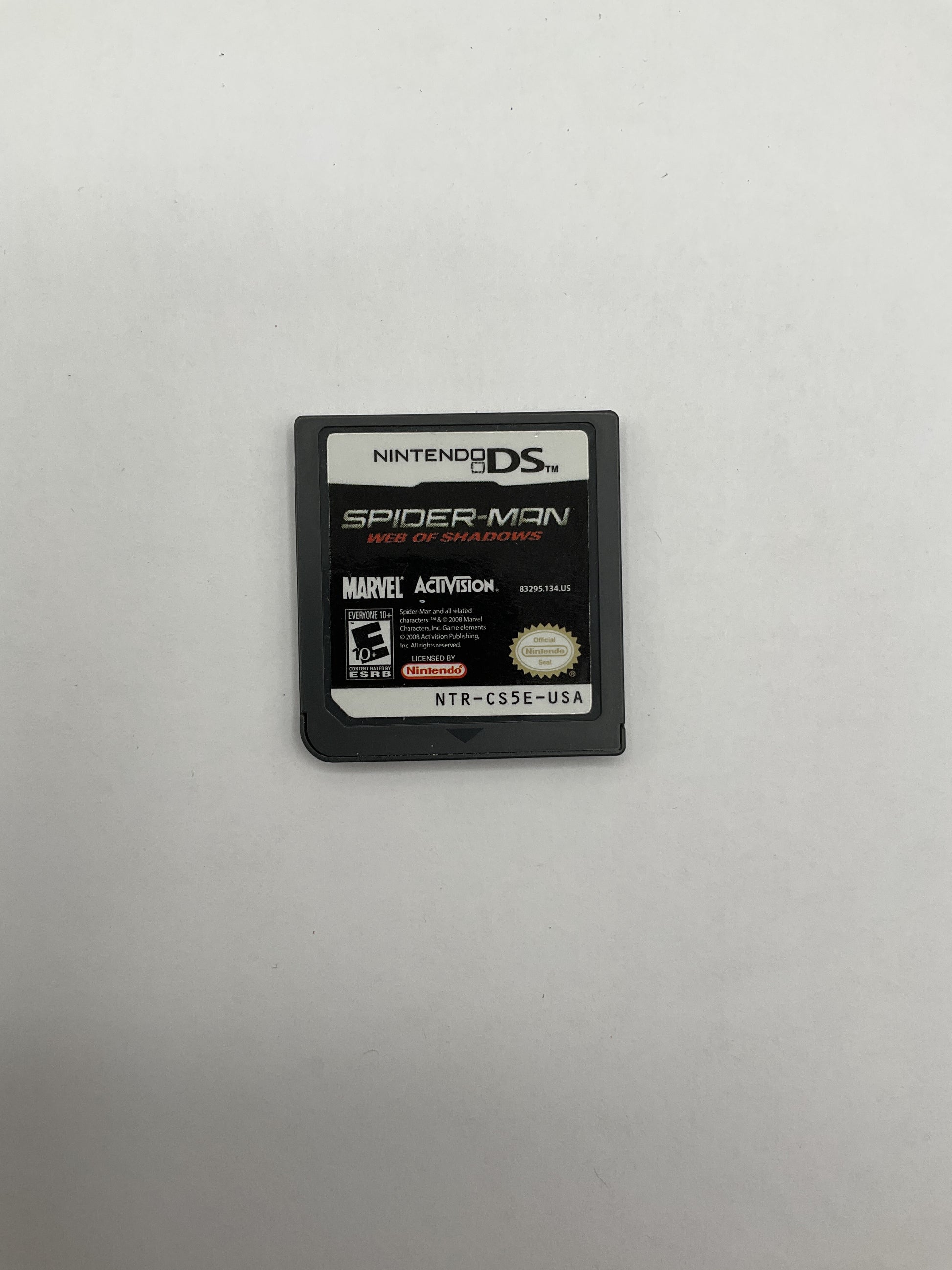 Spiderman Web of Shadows Nintendo DS Loose