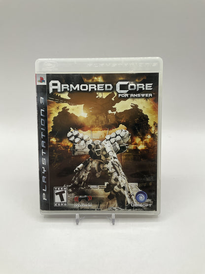 Armored Core For Answer Playstation 3 Used