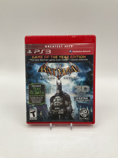 Batman: Arkham Asylum [Game of the Year Greatest Hits] Playstation 3 Used #2