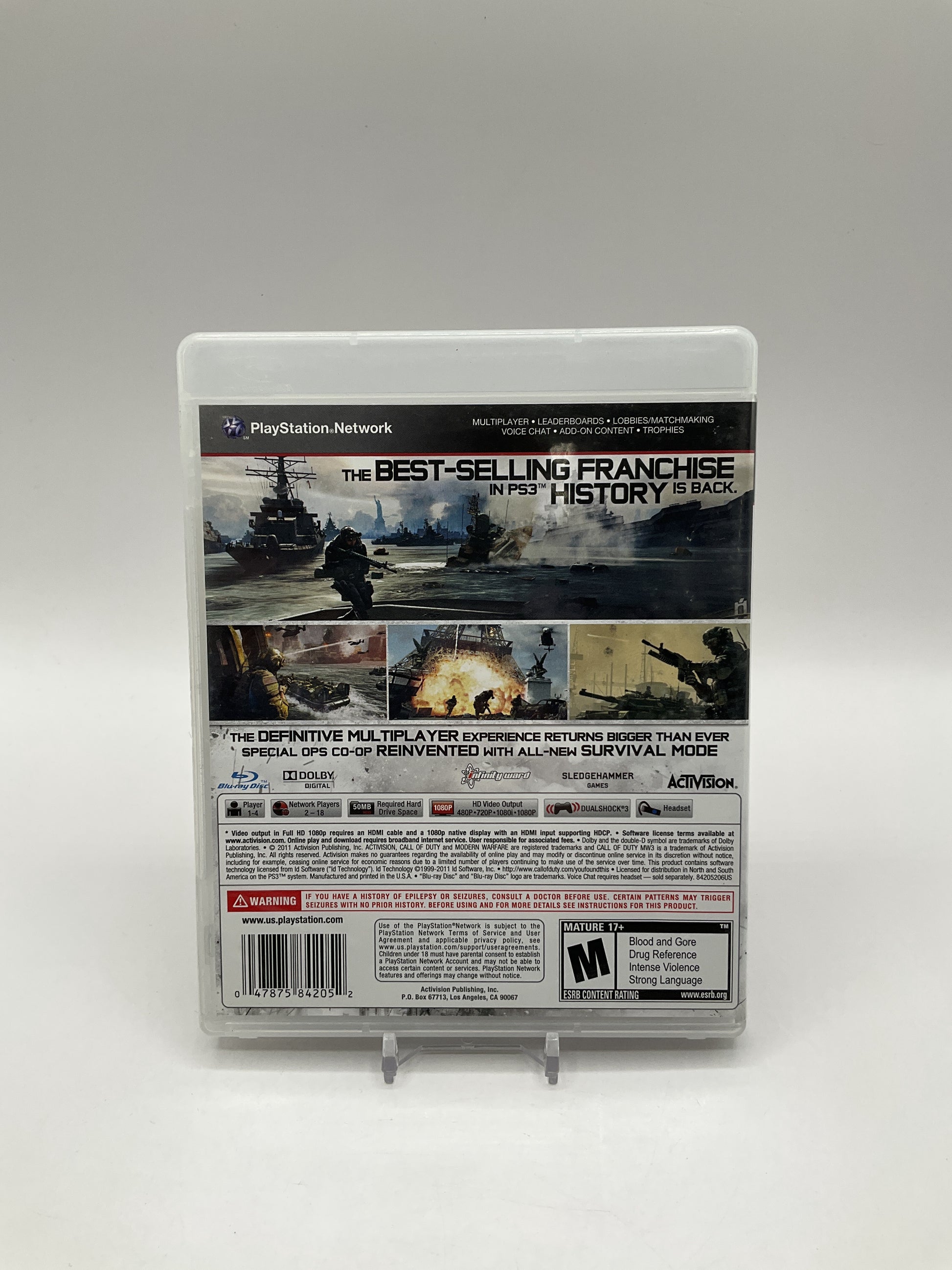 Call of Duty Modern Warfare 3 Playstation 3 Used