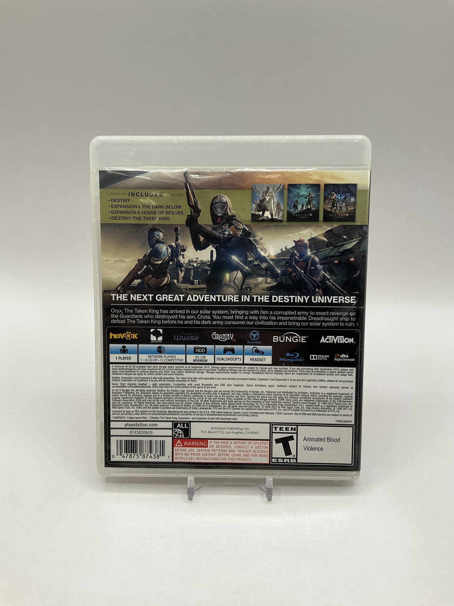 Destiny: Taken King Legendary Edition Playstation 3 Used
