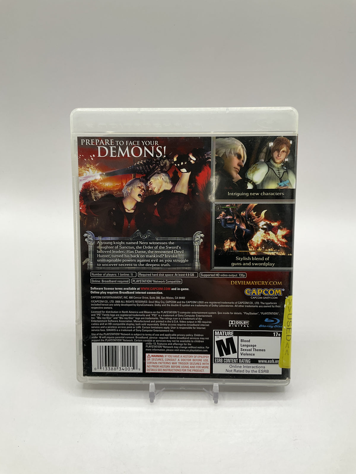 Devil May Cry 4 Playstation 3 Used