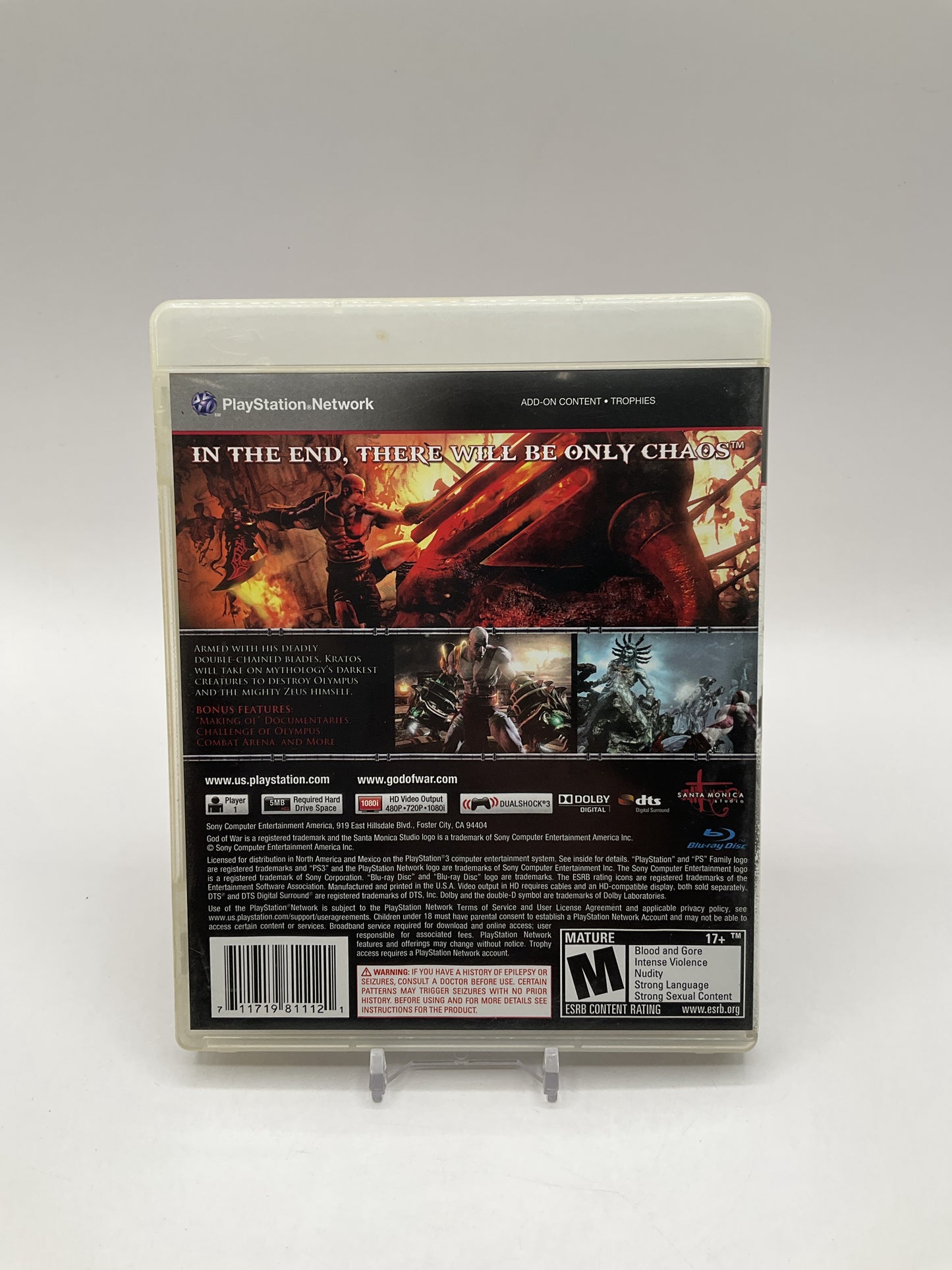 God of War III Playstation 3 Used #1