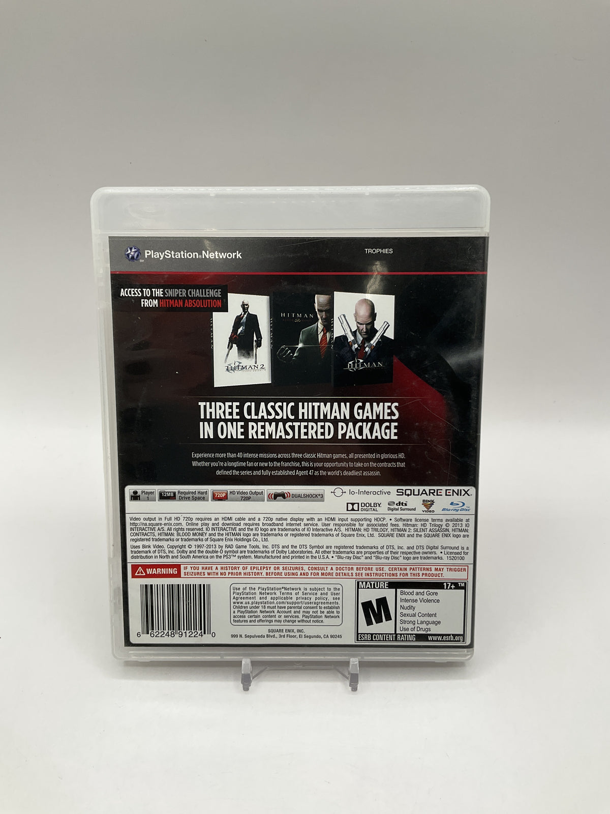 Hitman HD Trilogy Playstation 3 Used