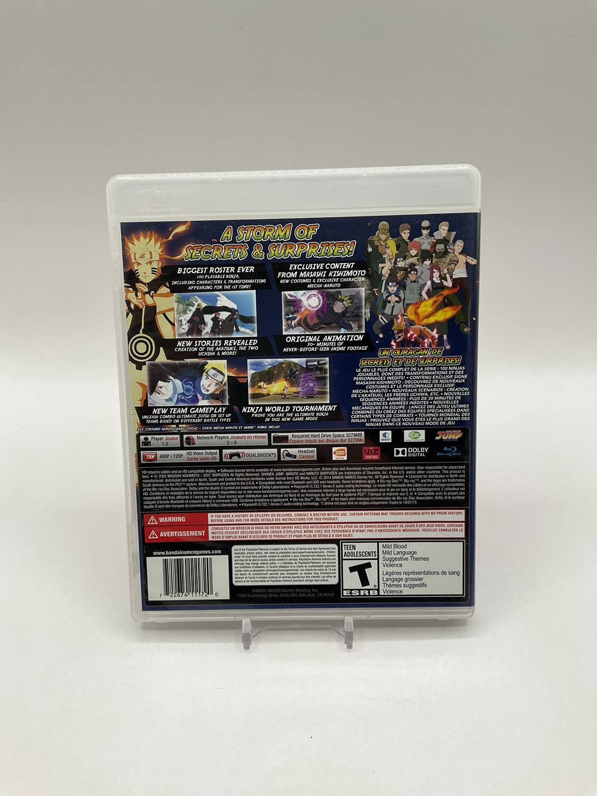Naruto Shippuden Ultimate Ninja Storm Revolution Playstation 3 Used