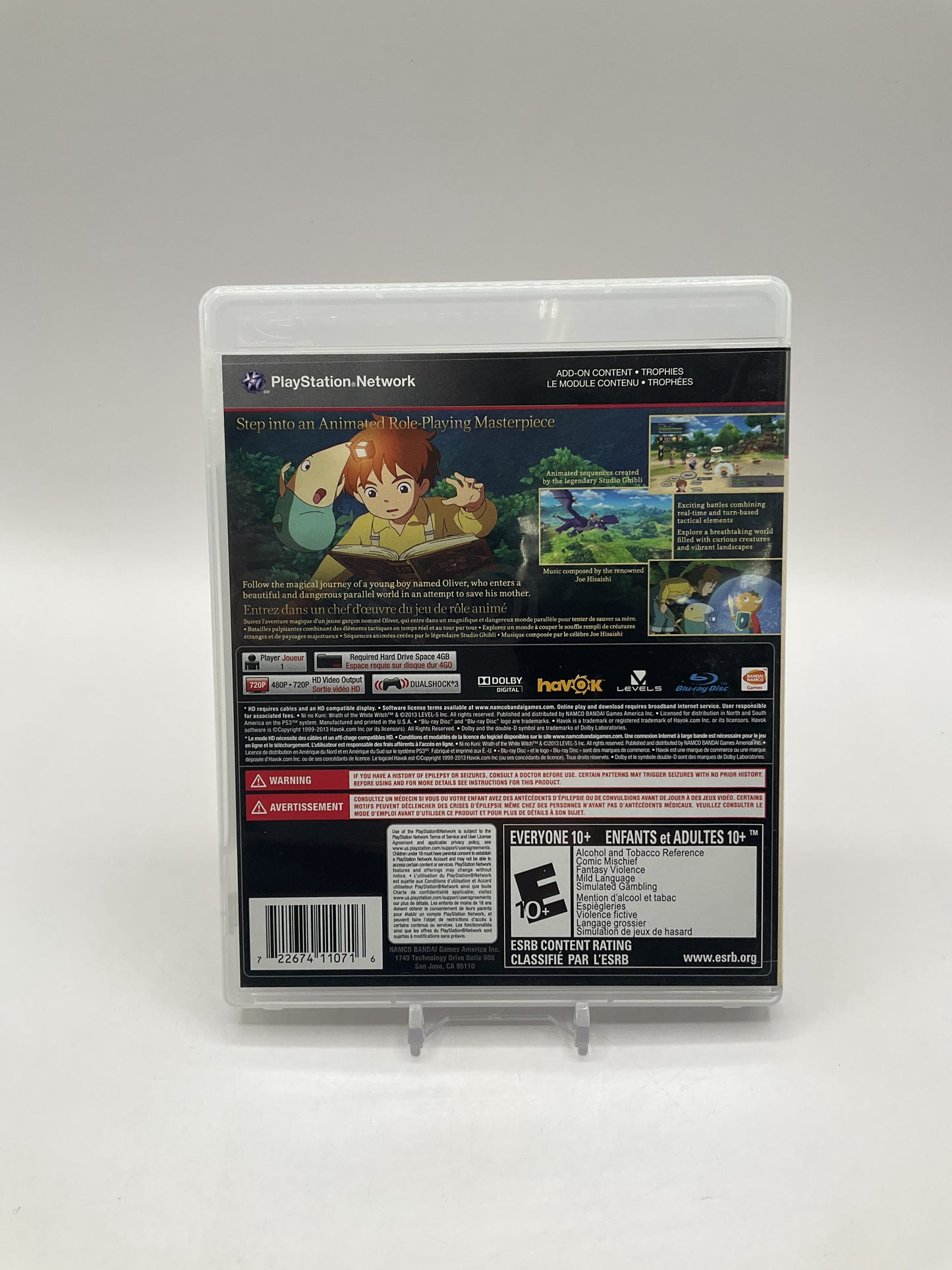 Ni No Kuni Wrath of the White Witch Playstation 3 Used #1