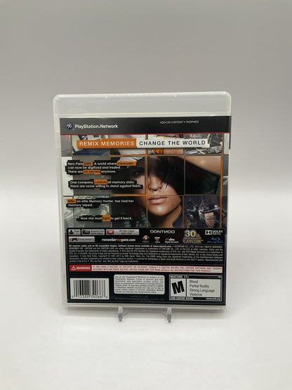 Remember Me Playstation 3 Used