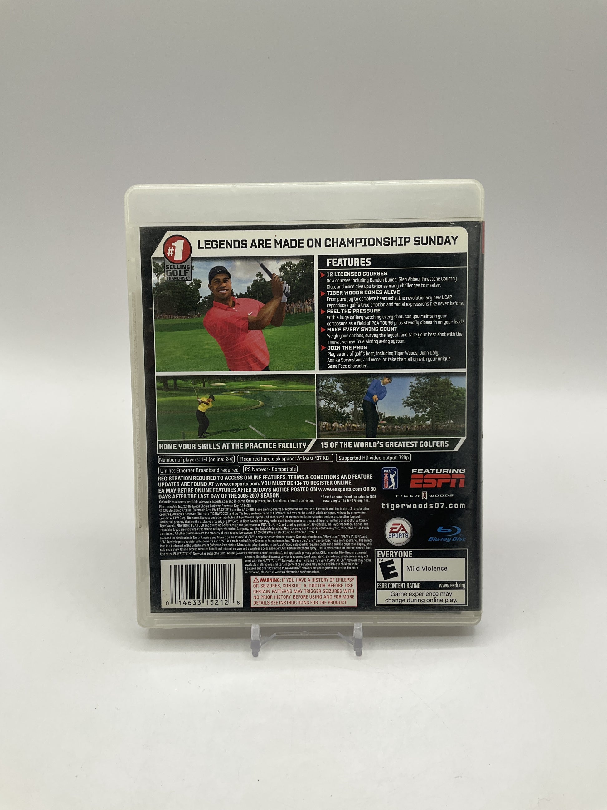 Tiger Woods 2007 Playstation 3 Used