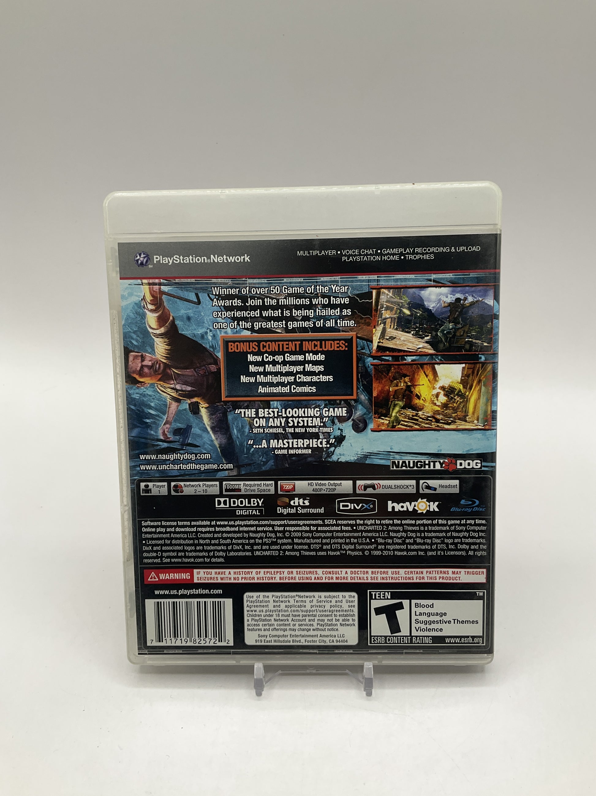 Uncharted 2: Among Thieves [Game of the Year] Playstation 3 Used