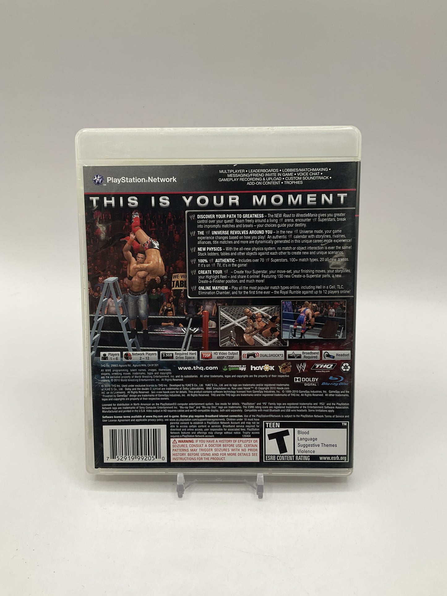 WWE Smackdown vs. Raw 2011 Playstation 3 Used