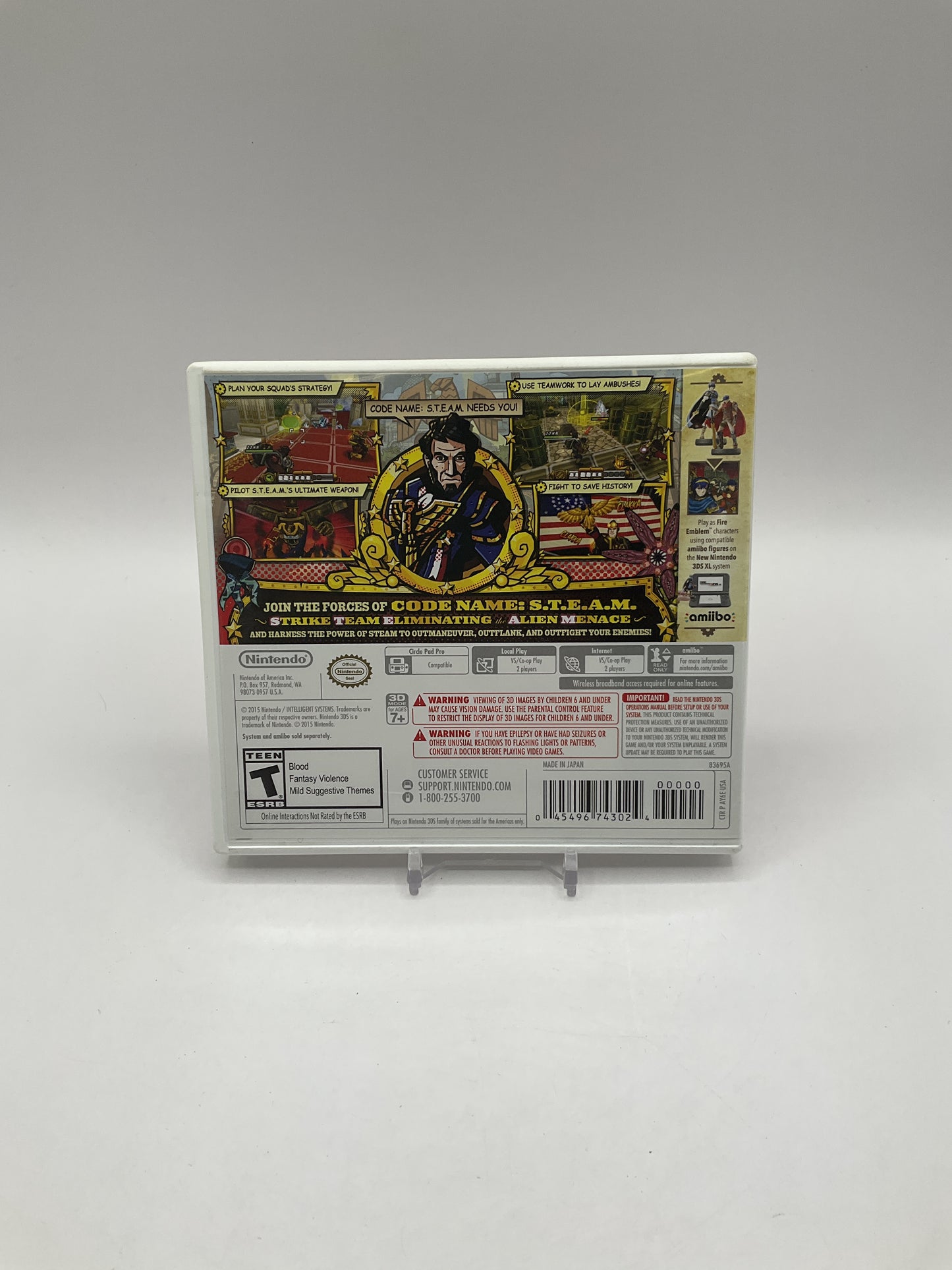 Code Name: S.T.E.A.M. Nintendo 3DS Used #2