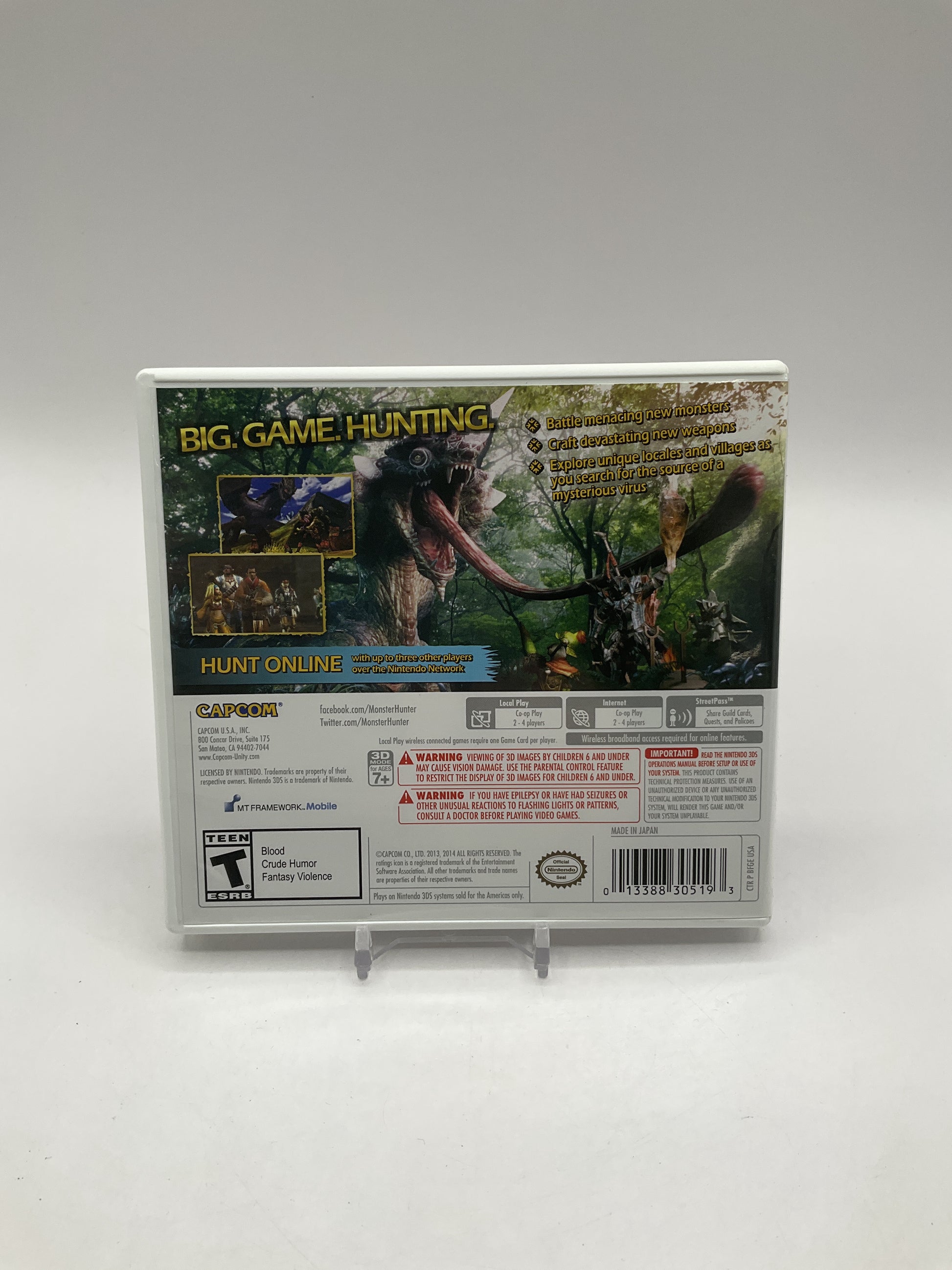 Monster Hunter 4 Ultimate Nintendo 3DS Used