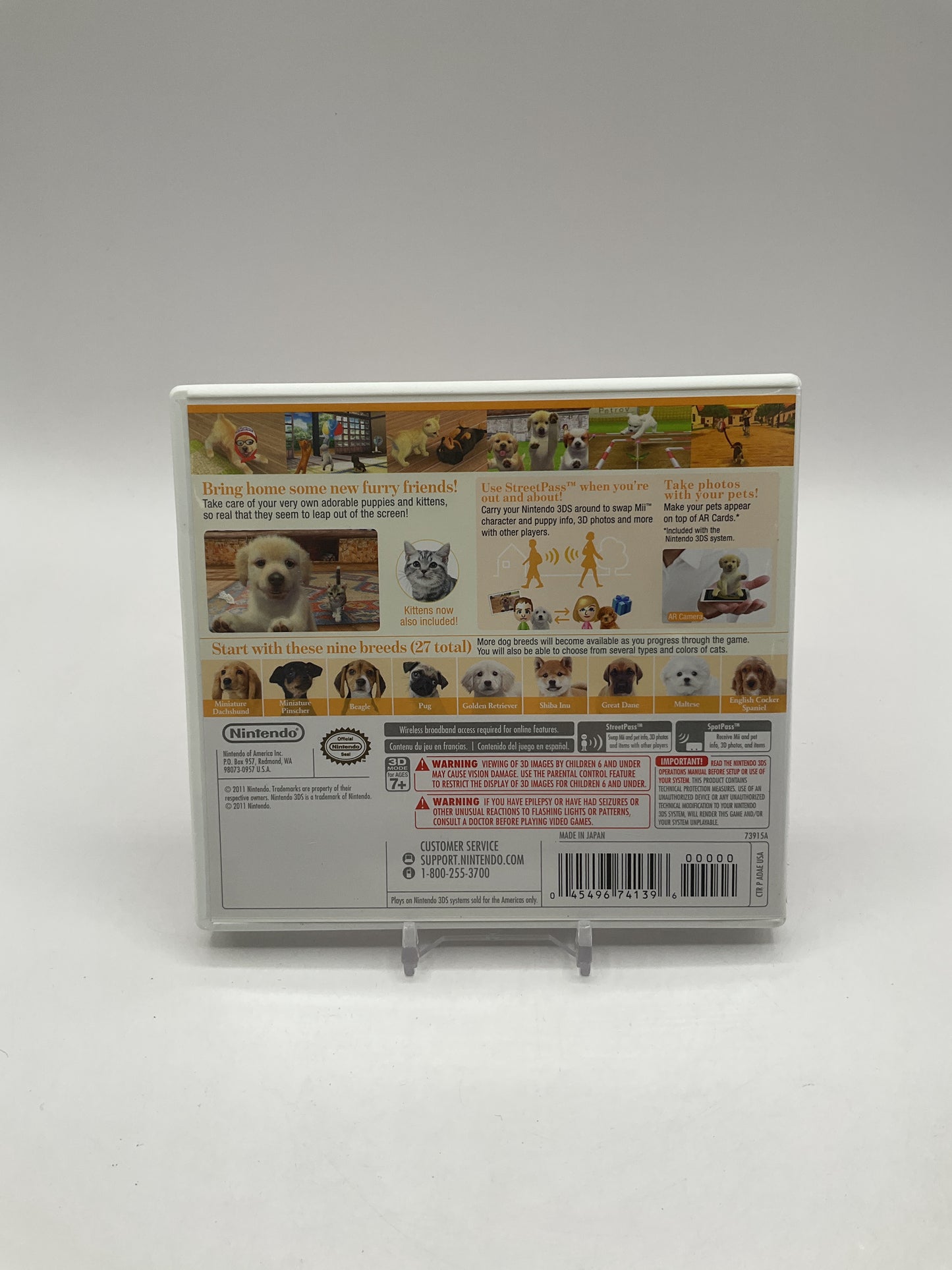 Nintendogs + Cats: Golden Retriever & New Friends Nintendo 3DS Used