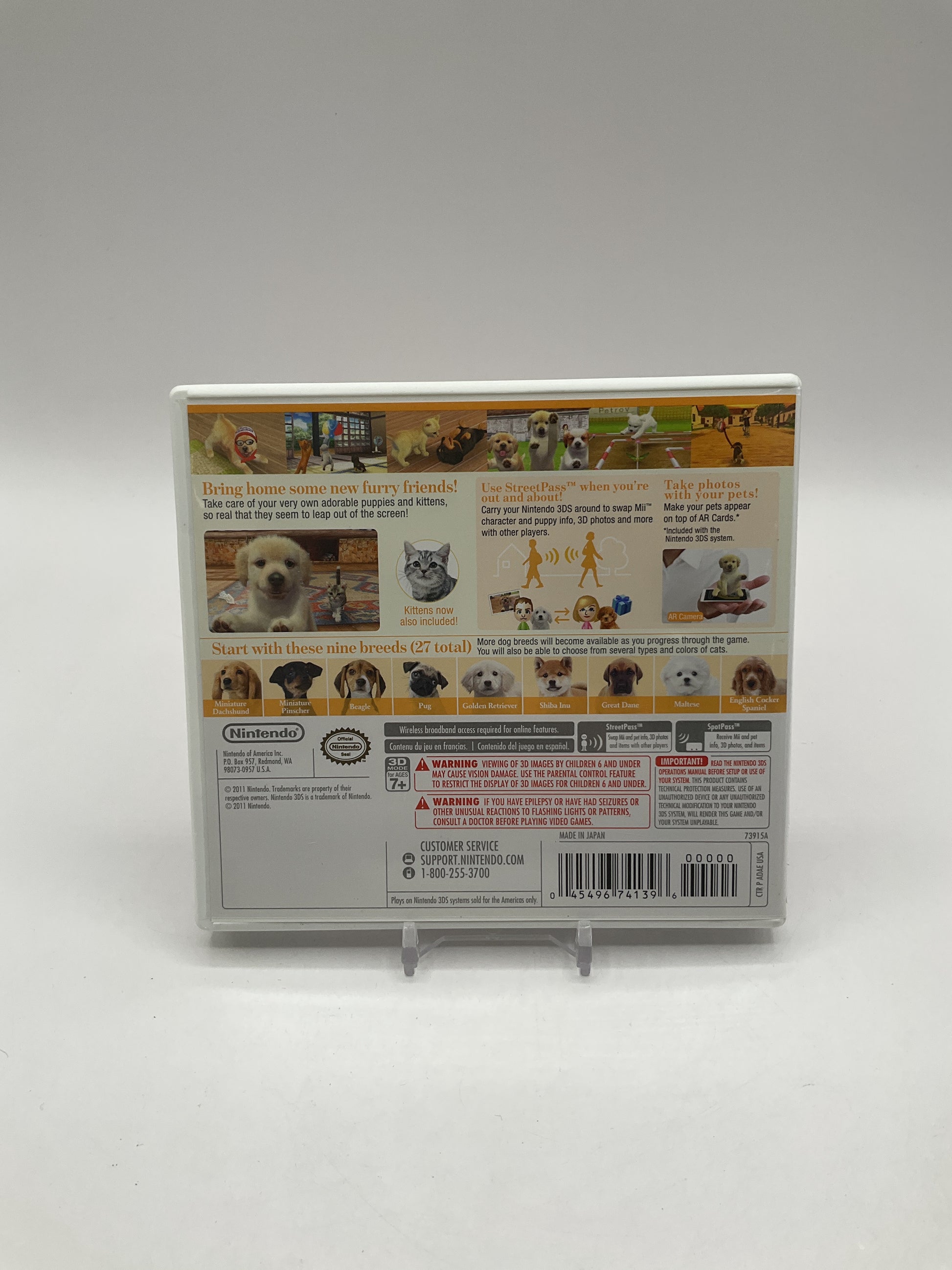 Nintendogs + Cats: Golden Retriever & New Friends Nintendo 3DS Used