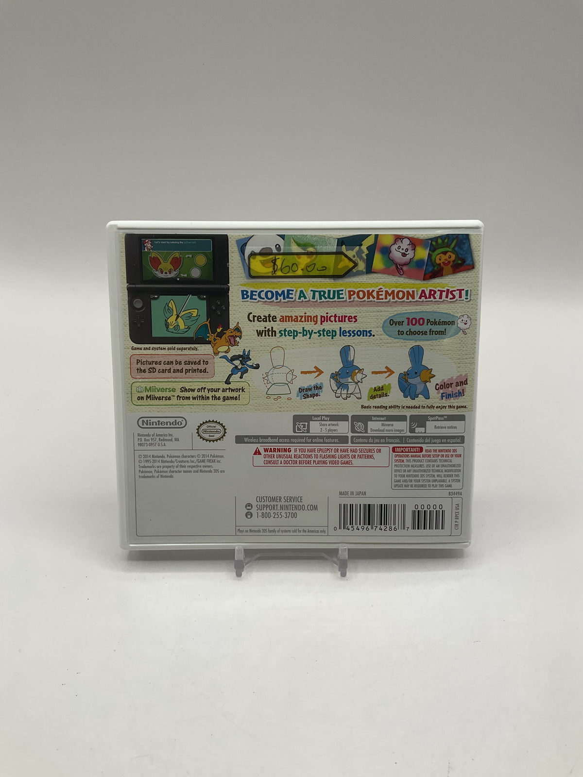 Pokemon Art Academy Nintendo 3DS Used