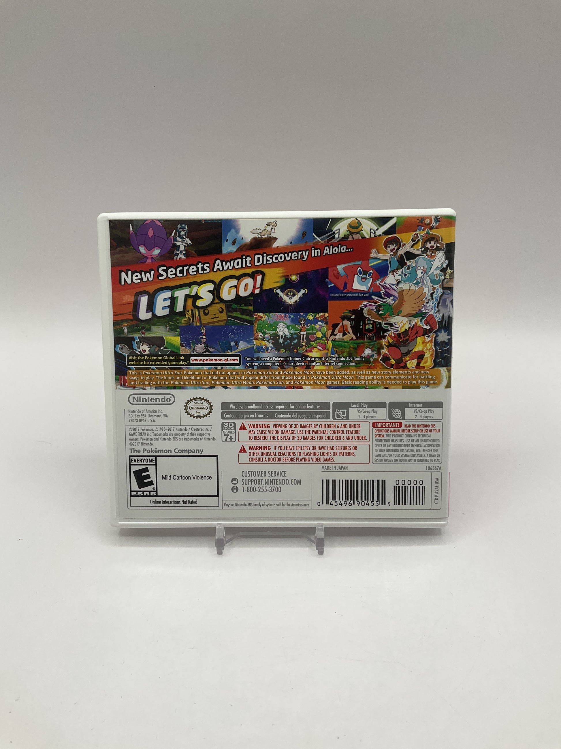 Pokemon Ultra Sun Nintendo 3DS Used