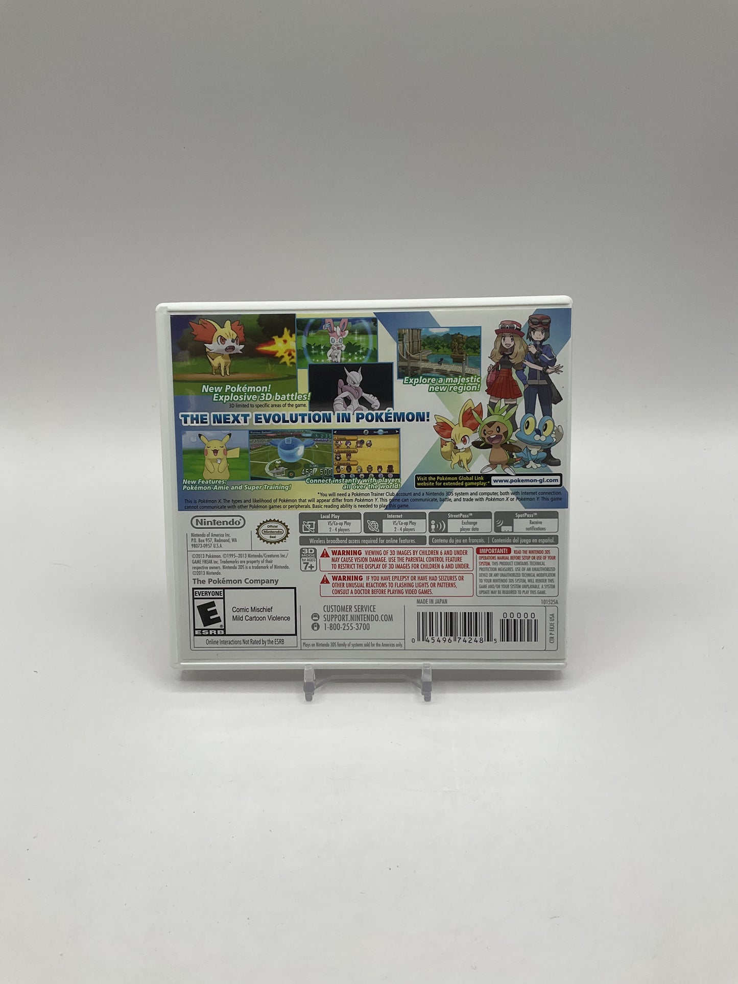 Pokemon X Nintendo 3DS Used