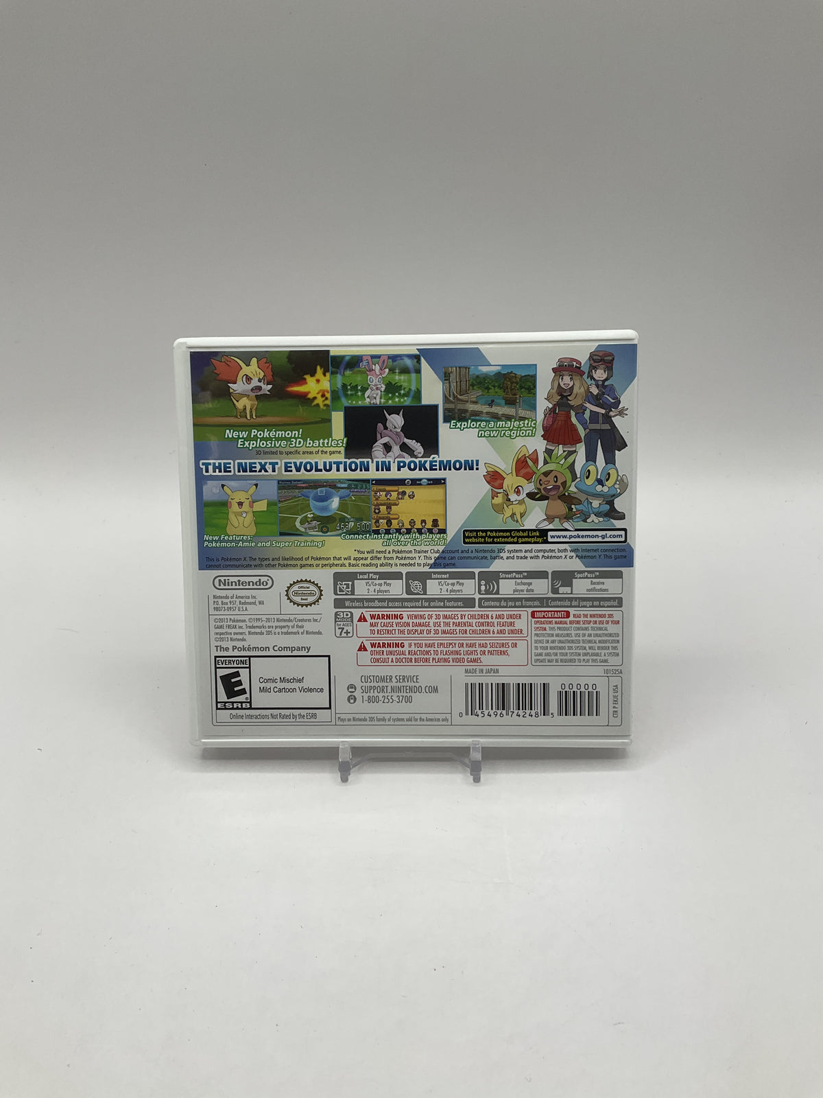 Pokemon X Nintendo 3DS Used