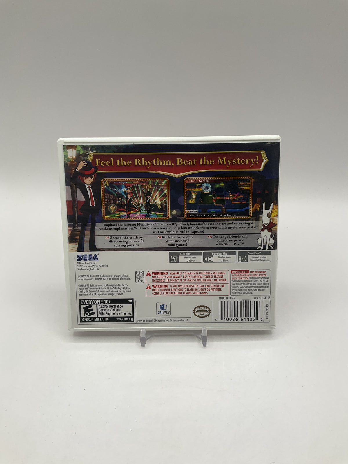 Rhythm Thief & The Emperors Treasure Nintendo 3DS Used