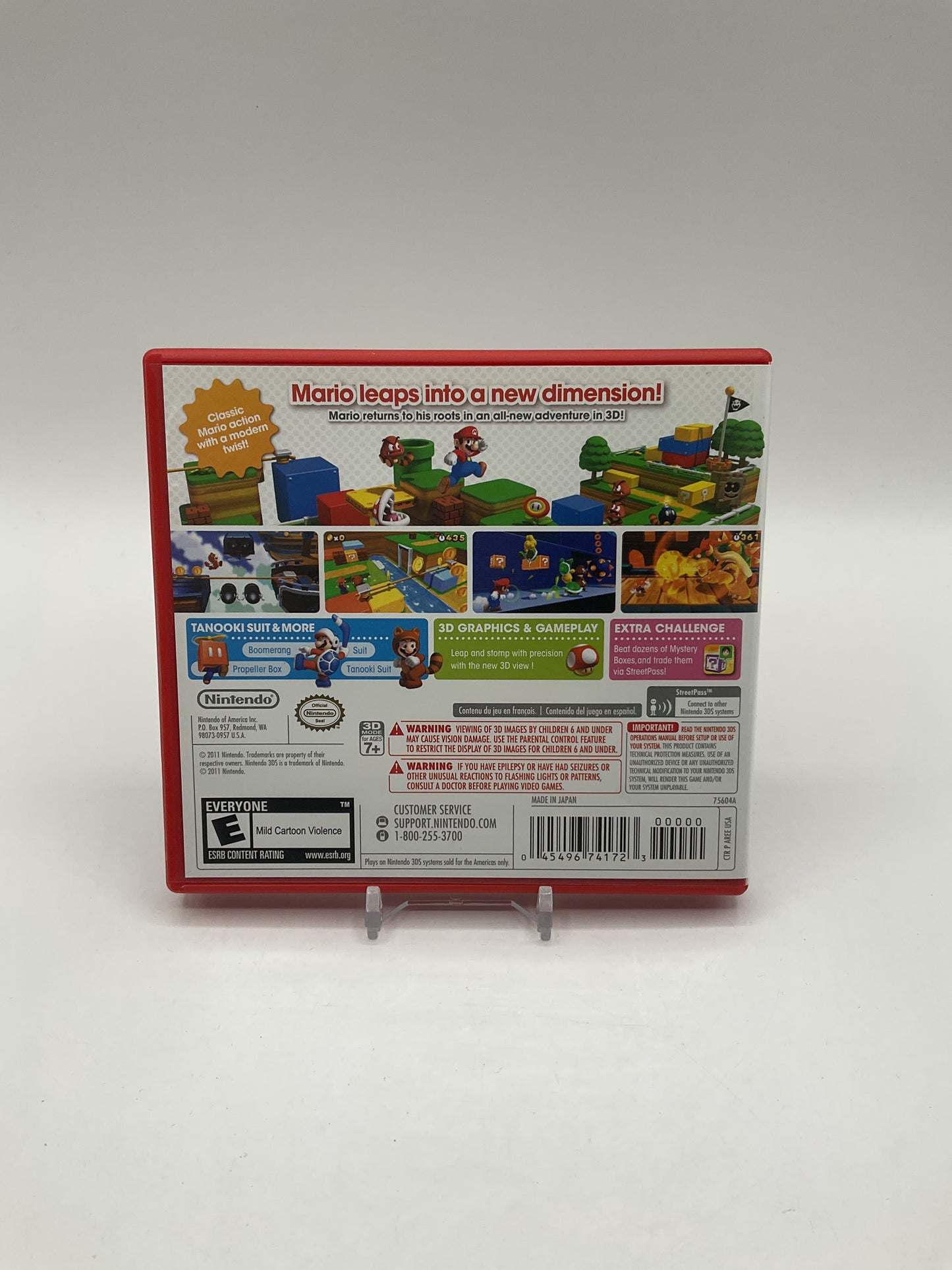 Super Mario 3D Land Nintendo 3DS Used