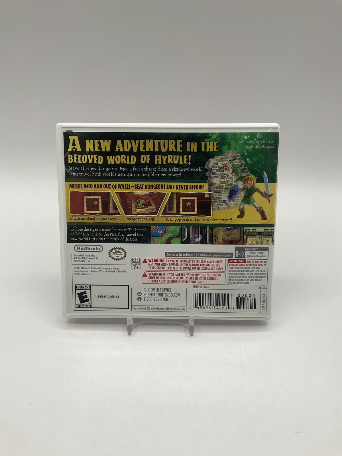 The Legend of Zelda A Link Between Worlds Nintendo 3DS Used