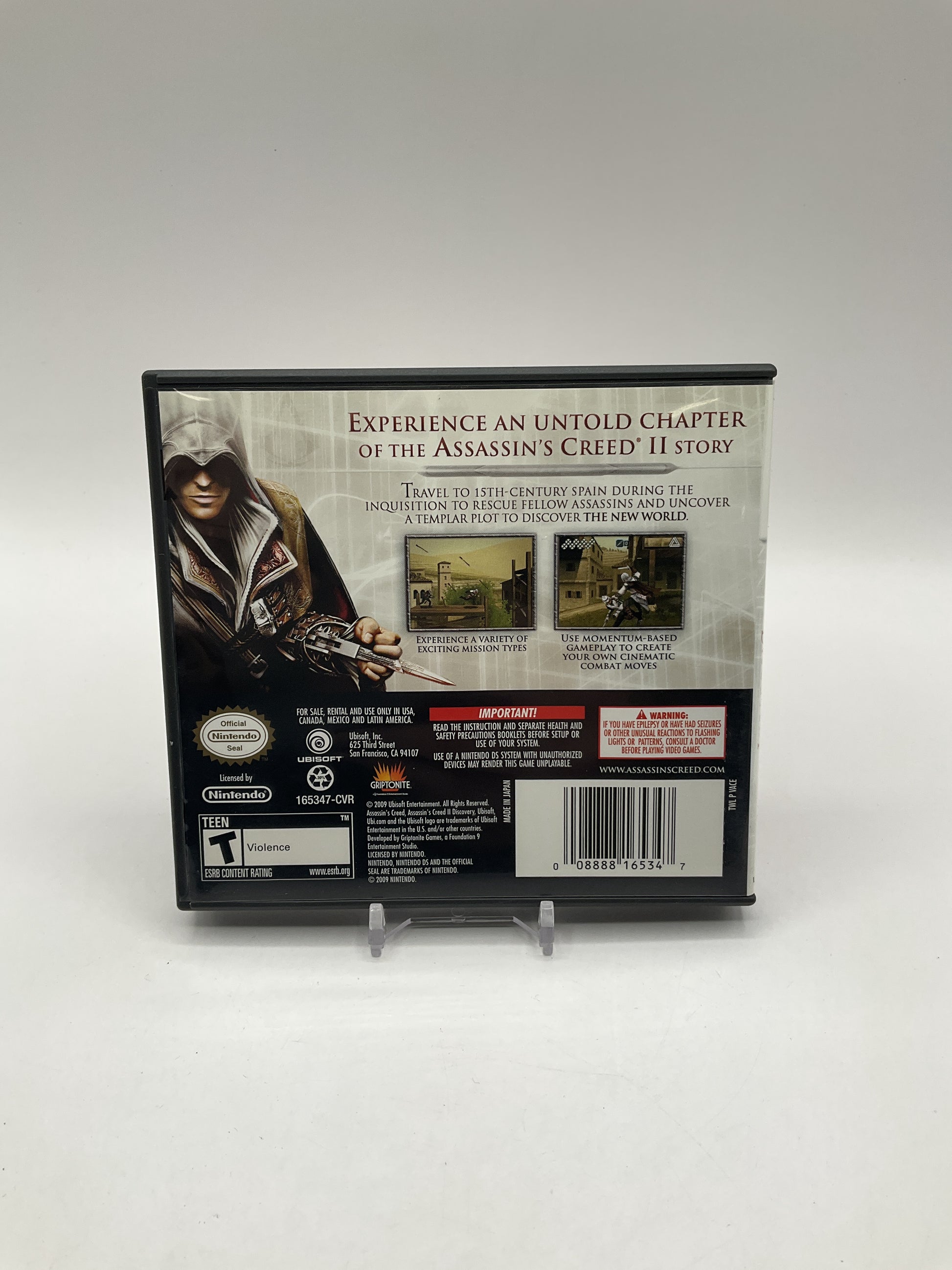 Assassin's Creed II: Discovery Nintendo DS Used