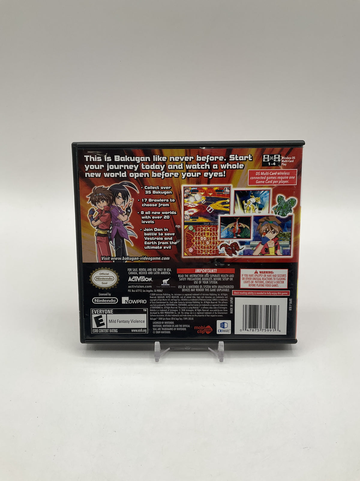 Bakugan Battle Brawlers Nintendo DS Used