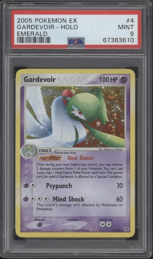 Gardevoir Pokemon Emerald Holo #4 PSA 9 #2