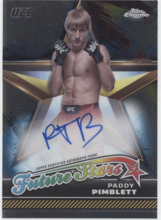 Paddy Pimblett 2024 Topps Chrome Future Stars Auto #FSA-PPI