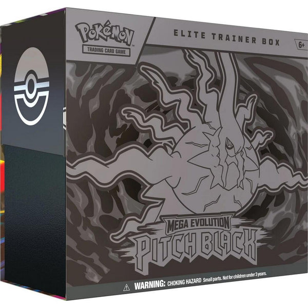 Pokemon: Mega Evolution Pitch Black Elite Trainer Box (ME05) *Expected  Release Date 07-17-2026