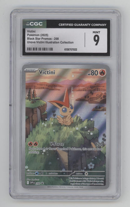 Victini Pokemon Unova Victini Illustration Collection Promo #208 CGC 9