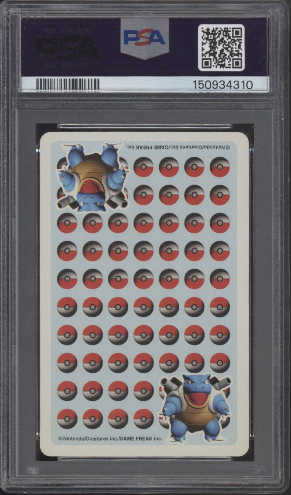 Articuno Pokemon Stadium Blue Playing Card Ace of Spades PSA 10