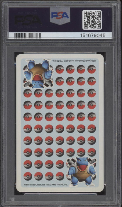 Haunter Pokemon Stadium Blue Playing Card Queen of Clubs PSA 10